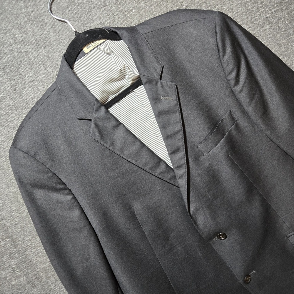 Todd Snyder Mayfair Fit Blazer Men's 46R Gray 100% Wool Made USA Sport Coat